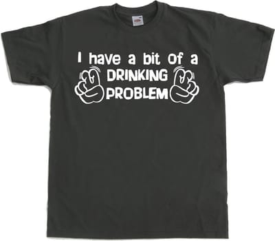 Hybris I Have A Bit -drinkprobleem Donkergrijs