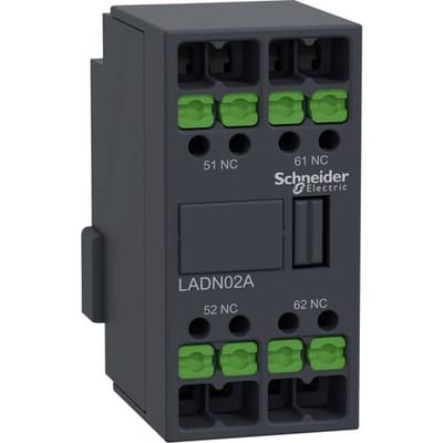 Schneider Electric LADN02A Hulpschakelblok 2x NC Piece 1 stuk(s)