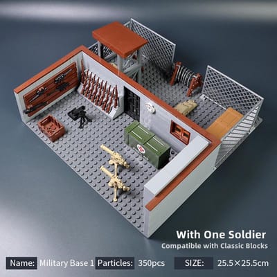 Moc de Haute Qualité style Armée Base de Haute Qualité Bâtiment de Haute Qualité Briques de Haute Qualité Armes de Haute Qualité Maison de Haute Qualité Briques de Haute Qualité