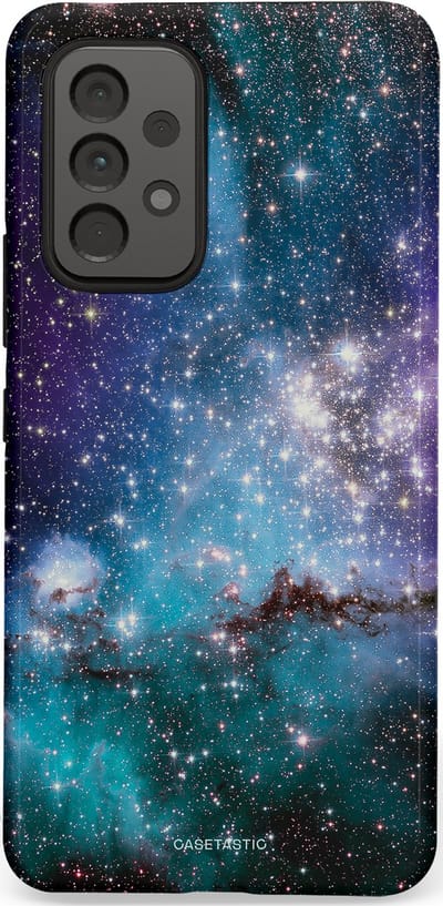 Casetastic Hoesje Geschikt voor Samsung A53 - Stijlvolle Beschermende Duo-layer Case - Nebula nachtdroom