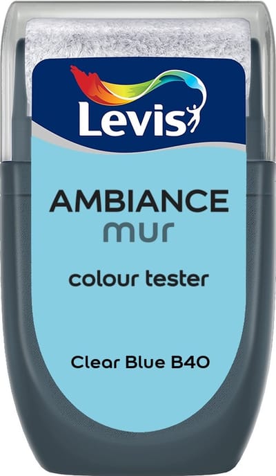 Levis - Muurverf Kleurtester Mat Mix - Clear Blue B40 - Mengverf - 30 Ml
