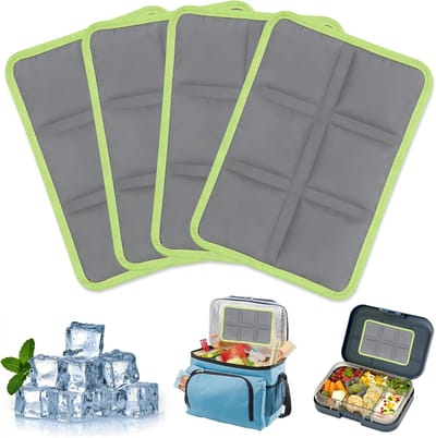 Thijox - Koelaccu's voor Koeltas, Set van 4 Herbruikbare Koelpacks, Koelaccugel voor Lunch, Picknick, Camping, Kantoor, School, Ideale Koelprestaties