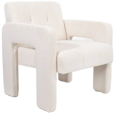 HOMLA | Fauteuil | PELLE | Beige | Afmetingen: 74x68x72 cm | 737770