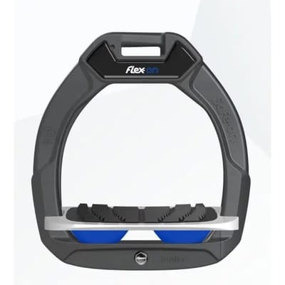 Veiligheidsondernemingen Paardrijden Hellend Grip Antraciet/Grijs/Blauw Kind Flex-On Safe-On