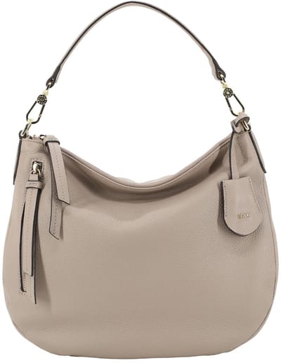 abro Leren schoudertas Leather Adria Hobo Juna Bag Siena Taupe