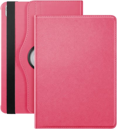 Avizar Volledig Hoesje Geschikt voor Apple iPad 11 2025 / Geschikt voor Apple iPad 10 2022 met 360° Draaibare Standaard, Roze
