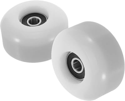 Skateboard Wielen - Cruiser Wielen Skate Wielen - Skateboarden Verbeteren - Schokabsorberend PU Materiaal - 5x5x3 cm - Wit
