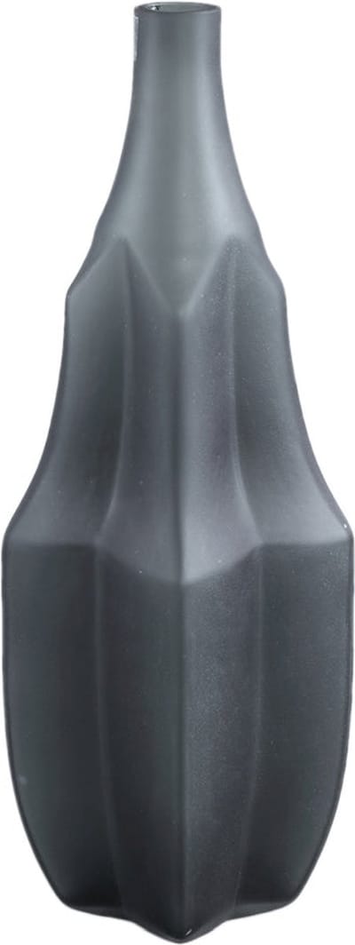 PTMD Robbin Vaas - 10 x 10 x 38 cm - Glas - Grijs