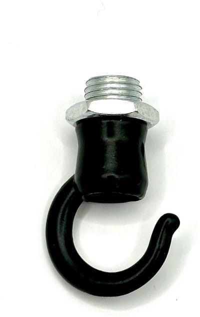 Hypify - Haakje voor plafondkap - Zwart - Lamp ophanging