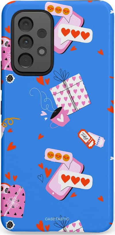 Casetastic Hoesje Geschikt voor Samsung A53 - Stijlvolle Beschermende Duo-layer Case - Romantische Date