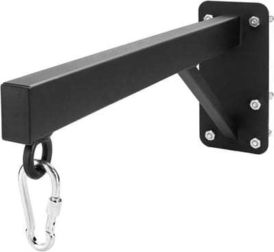 Muurbeugel voor bokszak met bevestigingsschroeven - 60cm - massief staal - 150 kg draagvermogen