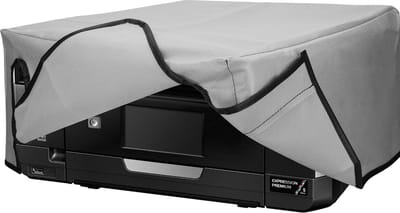kwmobile hoes geschikt voor Epson Expression Premium XP-830 - Beschermhoes voor printer - Stofhoes in lichtgrijs