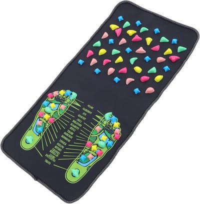 Acupressuur Voetmassage Mat Met Steentjesstructuur Antislip Reflexologie Mat Voor Ontspanning Voeten Ergonomisch Ontwerp Duurzaam Comfortabel Gebruik