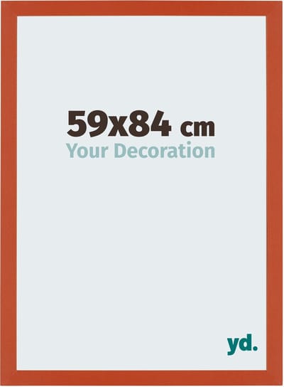 Your Decoration - Fotolijst 59x84 cm - MDF - Oranje - Mura