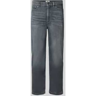 straight fit jeans van katoenmix model 'Flown'