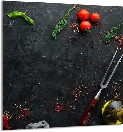 TMK ArtDeko - Keuken Glazen Paneel - 60x65 cm - Schokbestendig - Veilig
