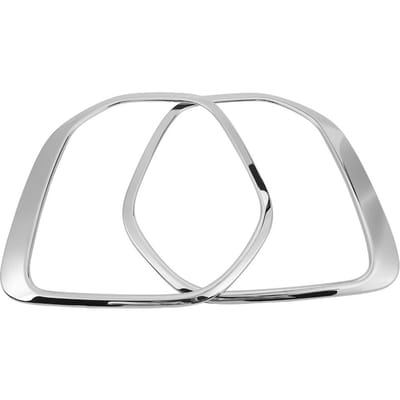 1 Paar Voor Mistlamp Lampkap Sierlijst Frame voor Kia Sportage KX5 QL 2015 2018 white