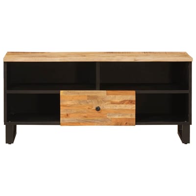 vidaXL - TV - Kast - Bruin - 100 - x - 33 - x - 46 - cm - Massief - Mango - Hout