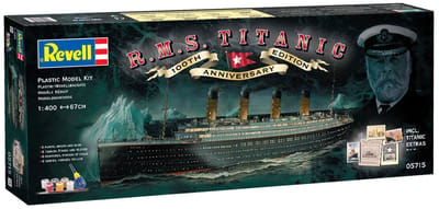 Revell Modelbouwpakket Schepen - 05715 Gift-Set 100 Years Titanic - 1:400