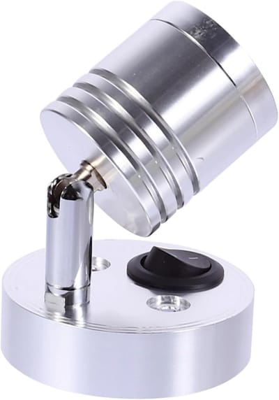 12V verstelbare aluminium LED-lamp voor jacht en camper, 180° zuigkracht, binnen- en buitenverlichting, zwaar uitgevoerde lichtaccessoire voor boot en camper