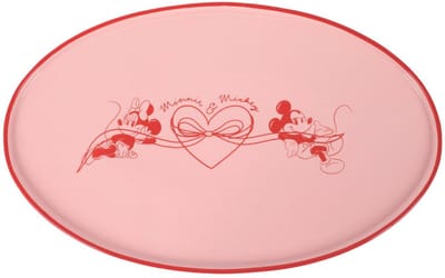Disney Home Mickey & Minnie Serving Plate Valentine