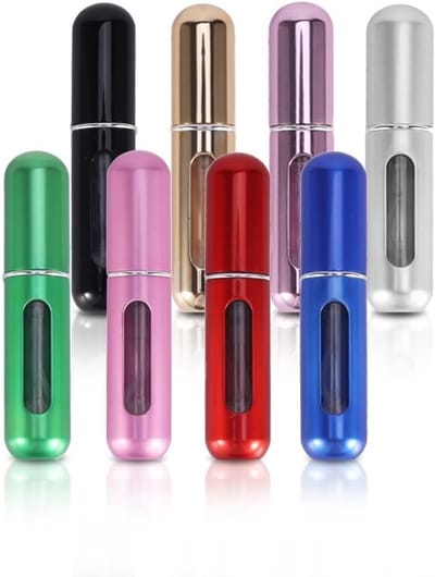 Nieuwe draagbare mini-parfumsprayflesjes van 5 ml, een onmisbaar reisaccessoire - 8 stuks