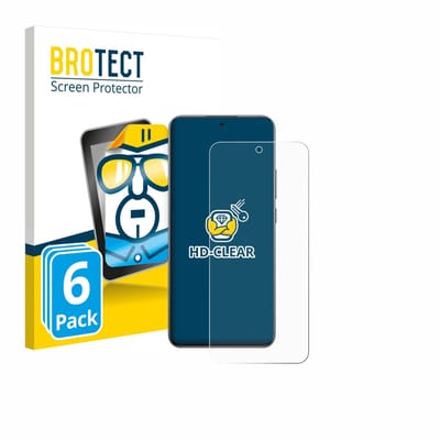 BROTECT - Screenprotector voor Oppo F29 - Folie Beschermfolie transparant 6 Stuks