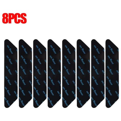 Lot de 8 à 40 autocollants antidérapants pour tapis, réutilisables, lavables, anti-bouclage, autocollants fixes pour tapis de sol, bande adhésive pour tapis, coussinet d'angle gray