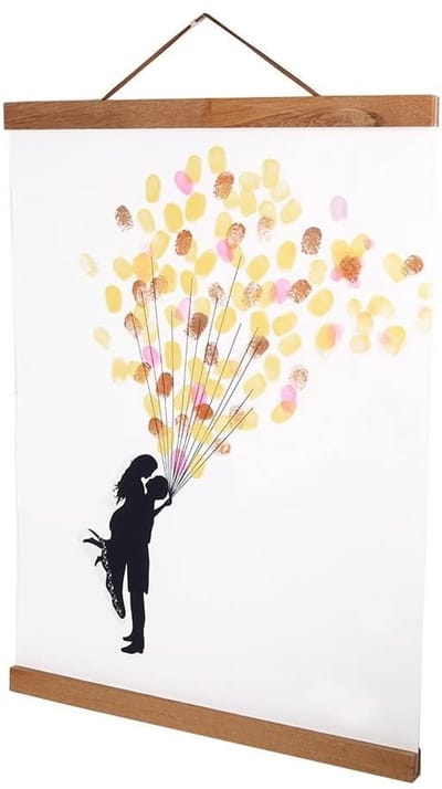 Dailygoody - Magnetisch Foto Poster Hanger - Houten Fotolijst - 21 cm - Makkelijk te Vervangen Posters - Geschikt voor Kunst en Fotografie - Uniseks V...