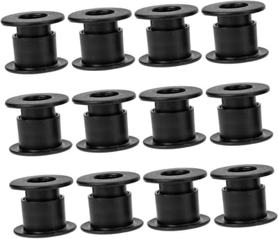Tafelvoetbal Bussen - Reserve Onderdelen - Tafel Reparatie - Stille Beweging - 24 Stuks - Zwart