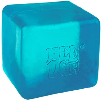 Schylling Needoh Leuke Anti-Stress Blokken Sensorisch Speelgoed Stressverlichting Puzzel Drukverlichting Souvenir Voor Kinderen blue