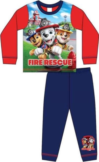 Paw Patrol Pyjama - Maat 86/92 - Jongenspyjama - Fire Rescue Pups