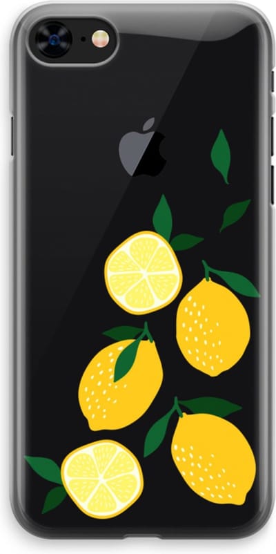 Case Company® - Hoesje geschikt voor iPhone 8 hoesje - You're my lemon - Soft Cover Telefoonhoesje - Bescherming aan alle Kanten en Schermrand