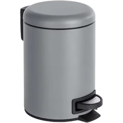 Wenko Pedaalemmer Leman 3l Grijs 17x25x22,5cm