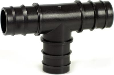 Irritec T-stuk 25x25x25 mm (zak a 10st) - verbindingsstuk waterslang of PE slang - slangkoppeling - insteek