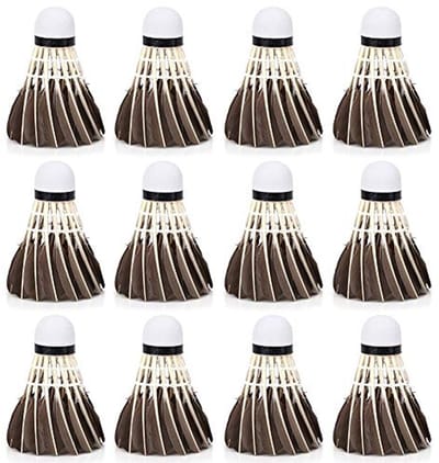 12 Professionele Badminton Shuttlecock Set - Herbruikbare Veerballen voor Beginners en Training