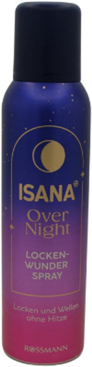 Isana Locken Wonderspray - Night & Beauty | 1x 150ml - Lavendel Geur - Krullen en Golven zonder Hitte