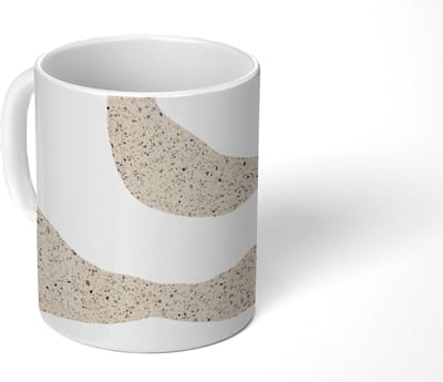 Mok - Koffiemok - Abstract - Glitter - Design - Mokken - 350 ML - Beker - Koffiemokken - Theemok