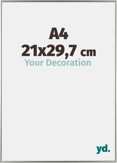 Your Decoration - Fotolijst A4 21x 29,7 cm - Kunststof - Champagne - Evry