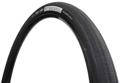 Teravail Rampart Light And Supple 60tpi Tubeless 700c X 42 Racefietsband Zwart 700C x 42