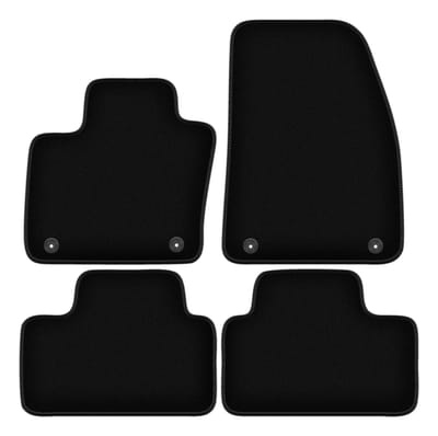 BASIC zwarte veloursmatten voor: Volvo C40 hatchback (2021-)