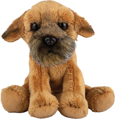 Suki Gifts Knuffel Border Terriër - hondenras knuffeldier - 13 cm - pluche