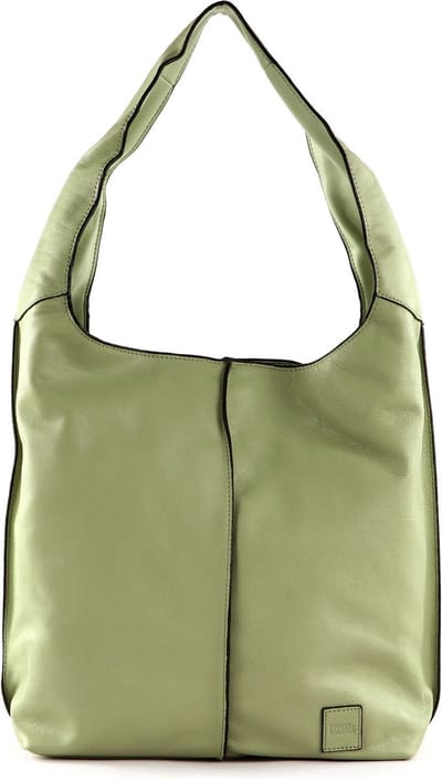 FREDsBRUDER Leren Schoudertas FB 100 III Shoulderbag Ice Green Lichtgroen