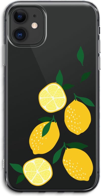 Case Company® - Hoesje geschikt voor iPhone 11 hoesje - You're my lemon - Soft Cover Telefoonhoesje - Bescherming aan alle Kanten en Schermrand