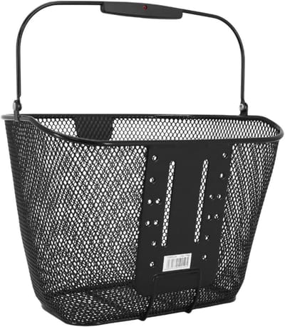 Fietsmand - Stuurmand - Boodschappen Vervoeren - Verstelbare Positie - 18 Liter - Zwart