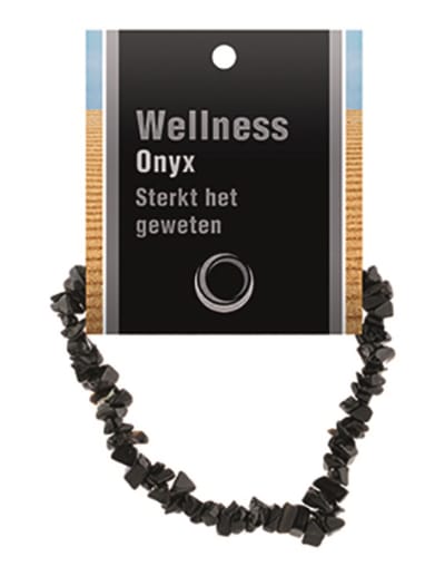 Onyx splitarmband + kaart