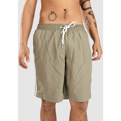 Urban Classics Zwembroek - Board Shorts With Patched Stripe - S tot XXL - voor Mannen - olijf