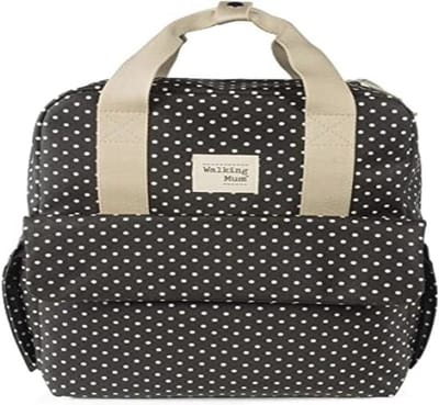 Veelzijdige Luiertas voor Kinderwagens - Compact & Multifunctioneel in Zwart - 37 x 28 x 12 cm