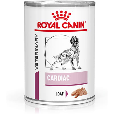 12x 410g Royal Canin Veterinary Canine Cardiac Mousse nat hondenvoer
