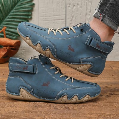 Zomer Heren Lichtgewicht Casual Merk Schoenen Ademend Zakelijk Leren Schoenen Zacht Zool Comfortabele Casual Loafers 41 gray